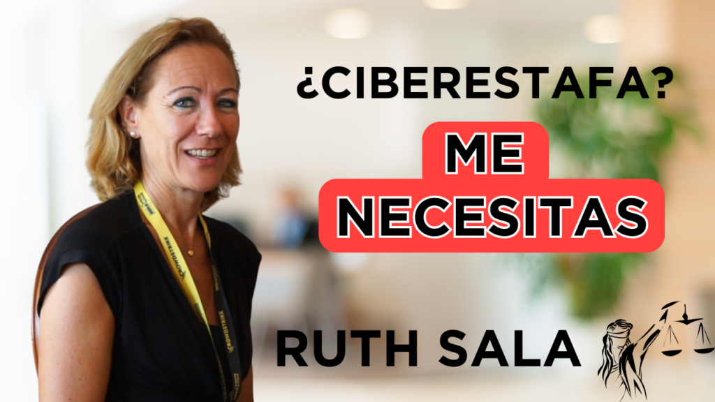 La abogada, Ruth Sala en una imagen, que dice que si sufres una ciberestafa le necesitas